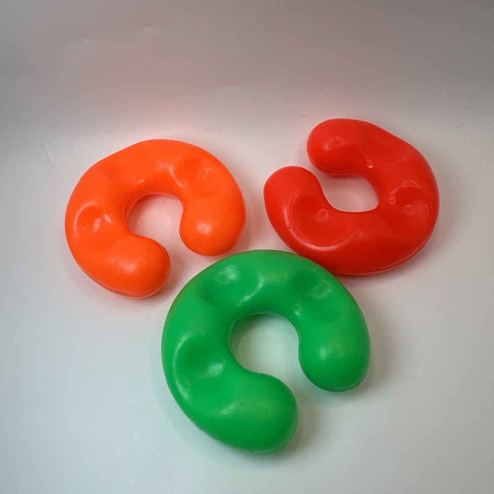 Vintage Playskool Kiddie Links Lot 3 Plastic Chain Linking Toy Replacement Parts